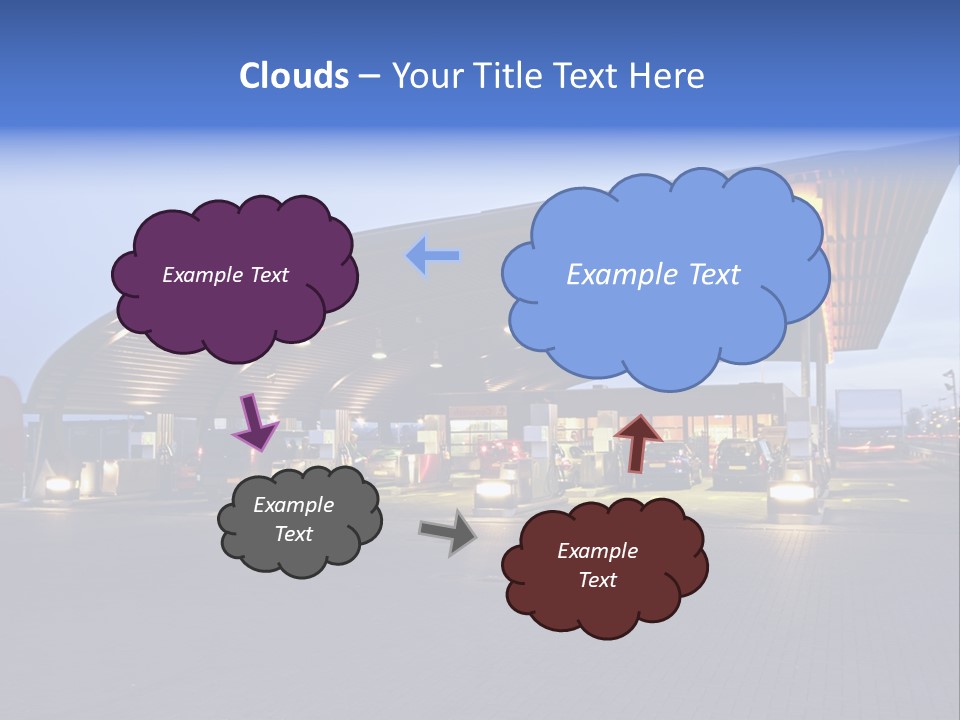 Energy Pump Night PowerPoint Template