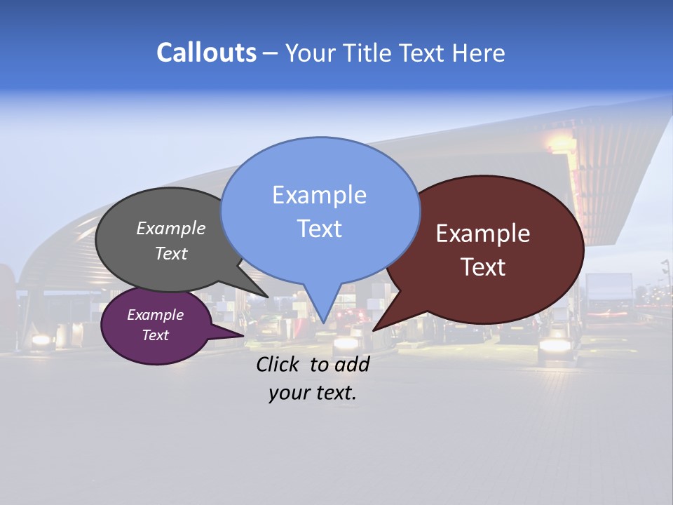 Energy Pump Night PowerPoint Template
