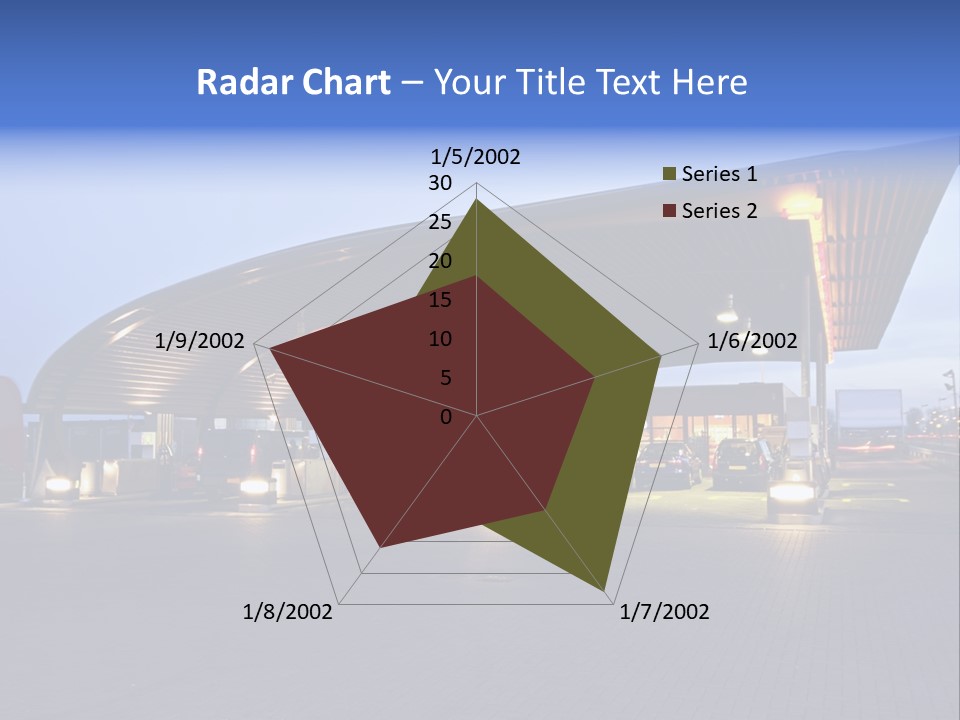 Energy Pump Night PowerPoint Template