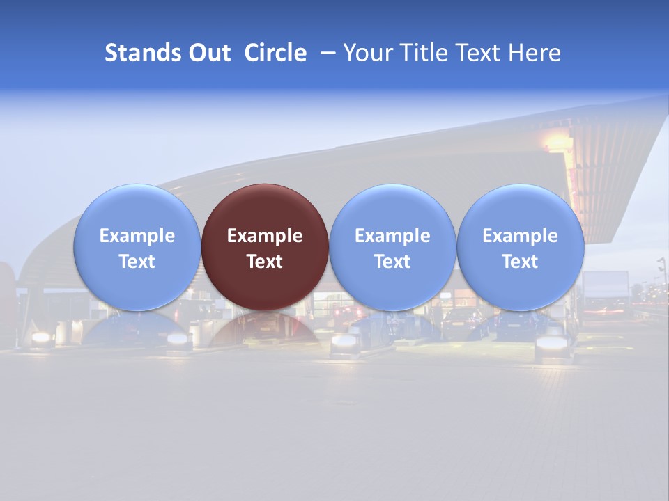 Energy Pump Night PowerPoint Template