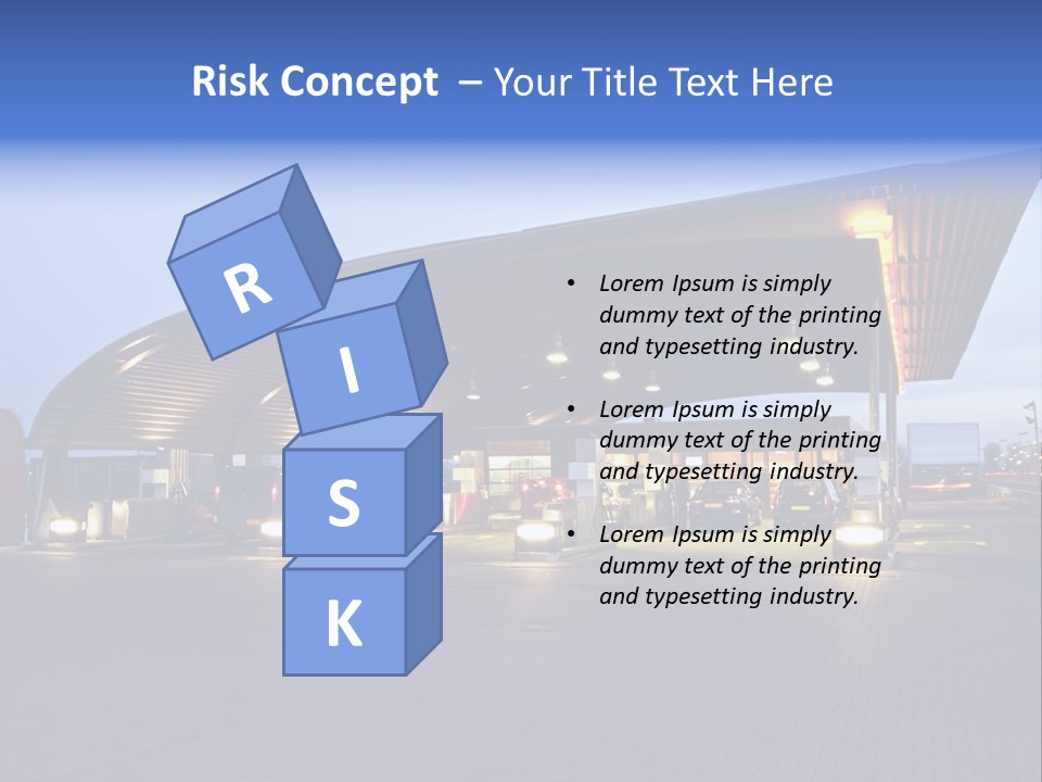Energy Pump Night PowerPoint Template