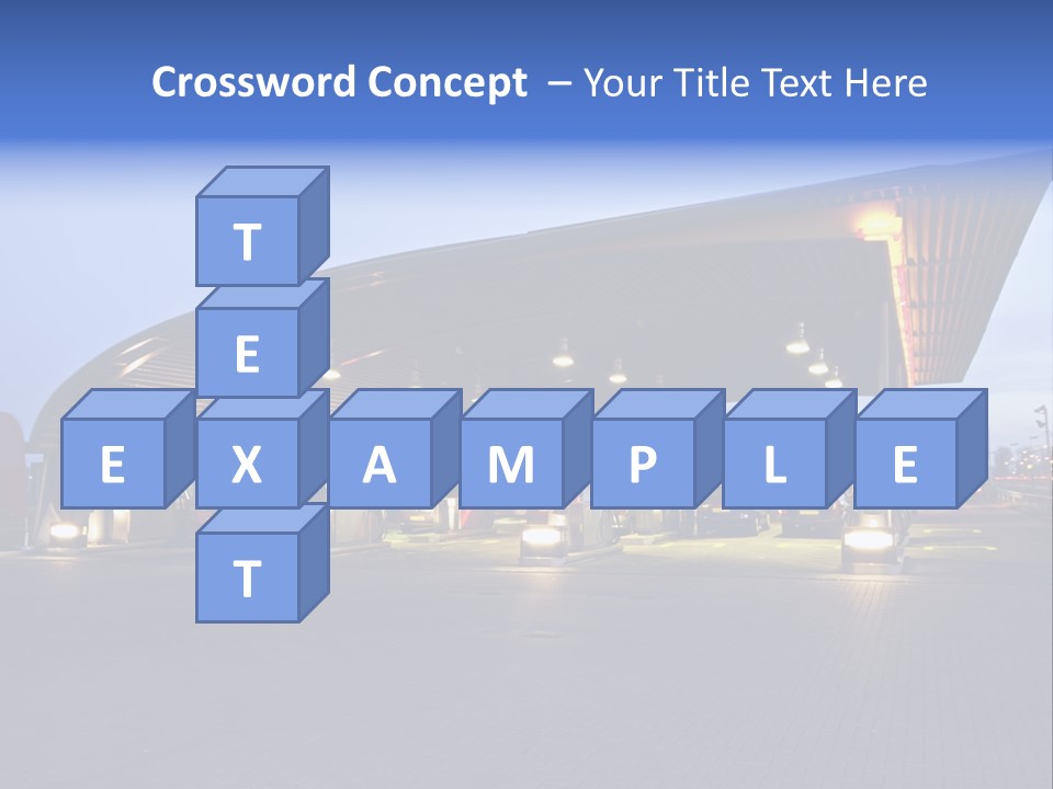 Energy Pump Night PowerPoint Template