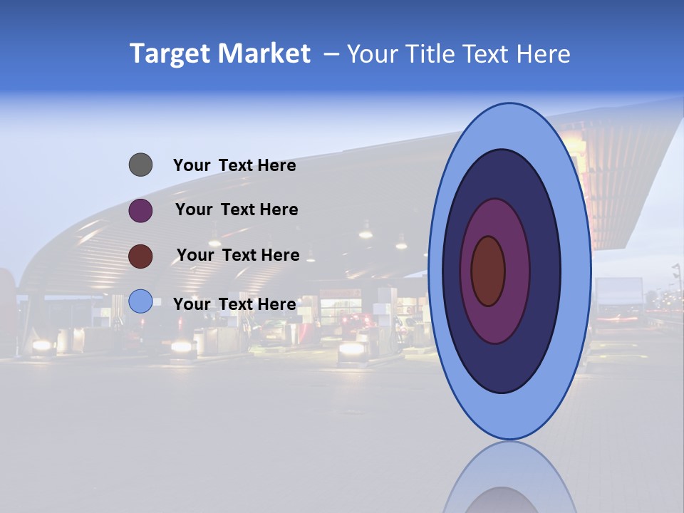 Energy Pump Night PowerPoint Template