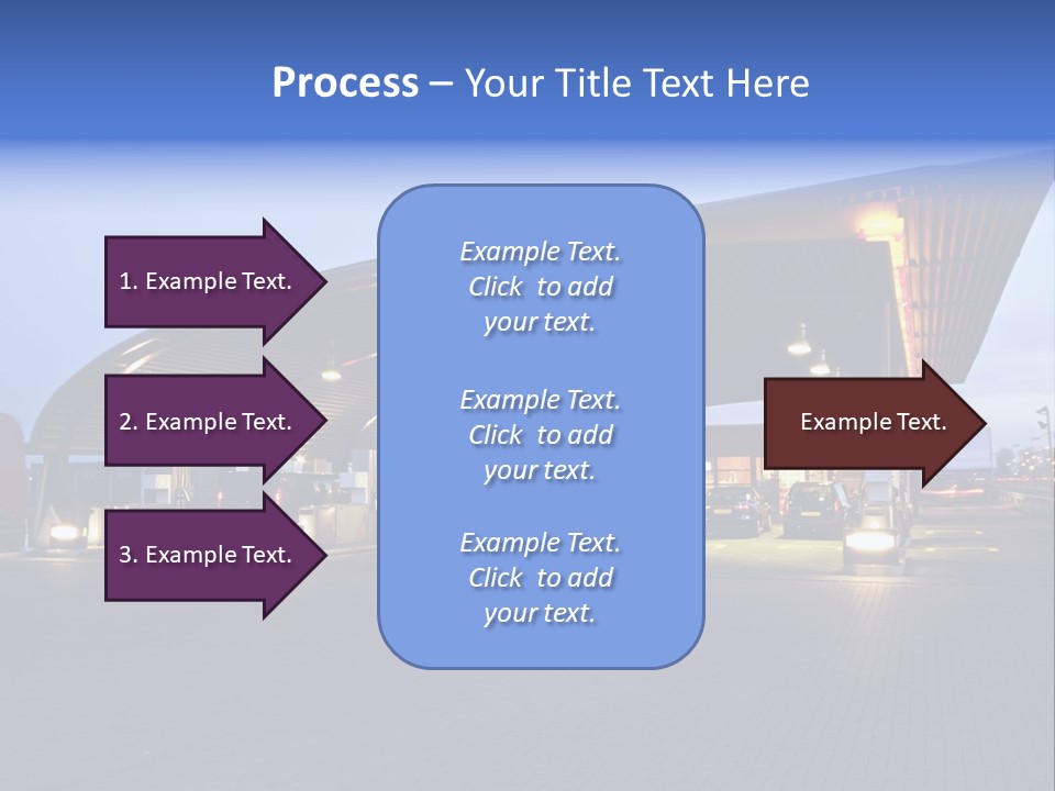 Energy Pump Night PowerPoint Template