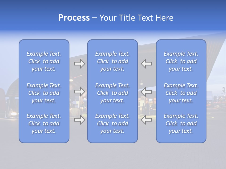 Energy Pump Night PowerPoint Template