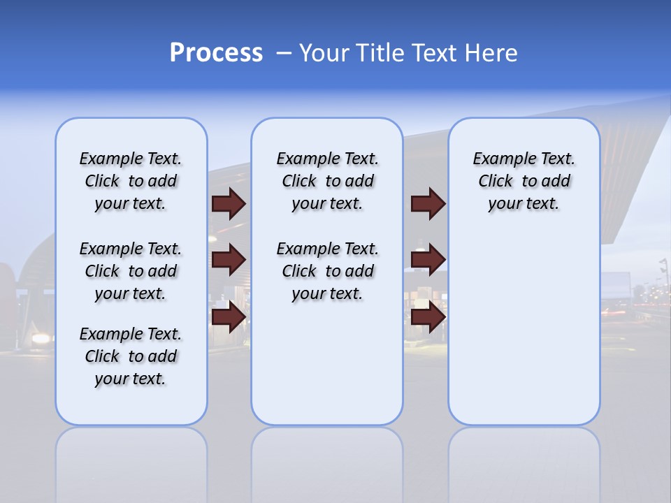 Energy Pump Night PowerPoint Template