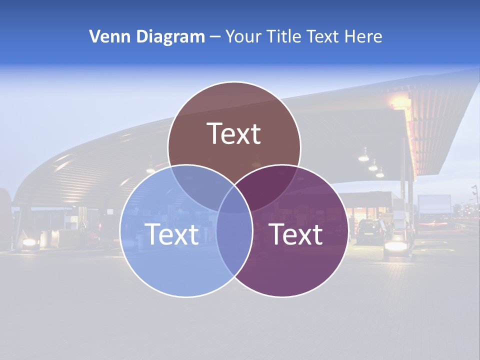 Energy Pump Night PowerPoint Template