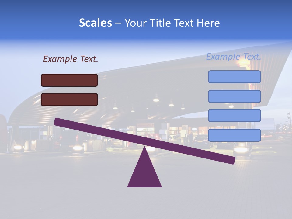 Energy Pump Night PowerPoint Template