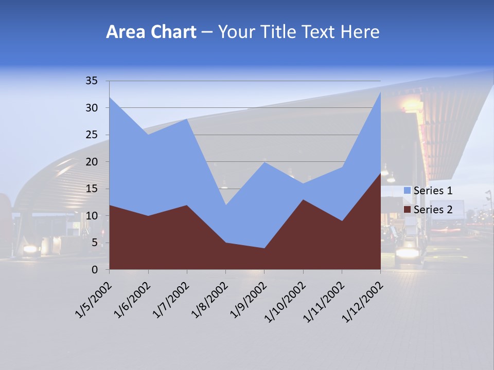 Energy Pump Night PowerPoint Template