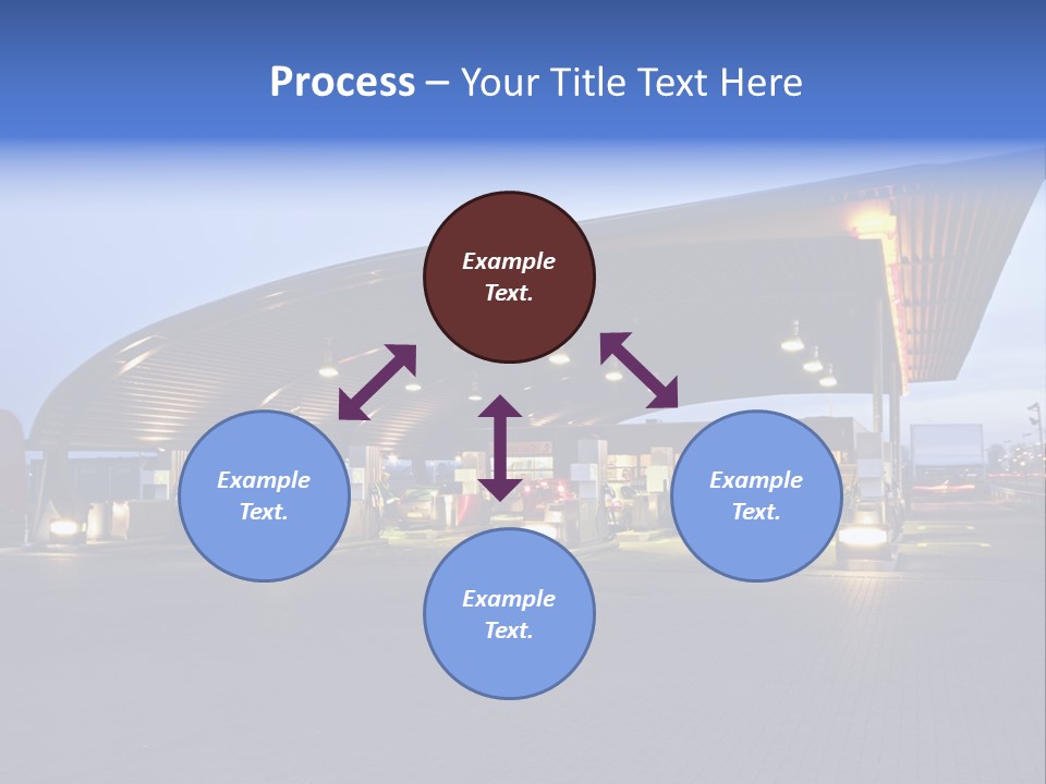 Energy Pump Night PowerPoint Template