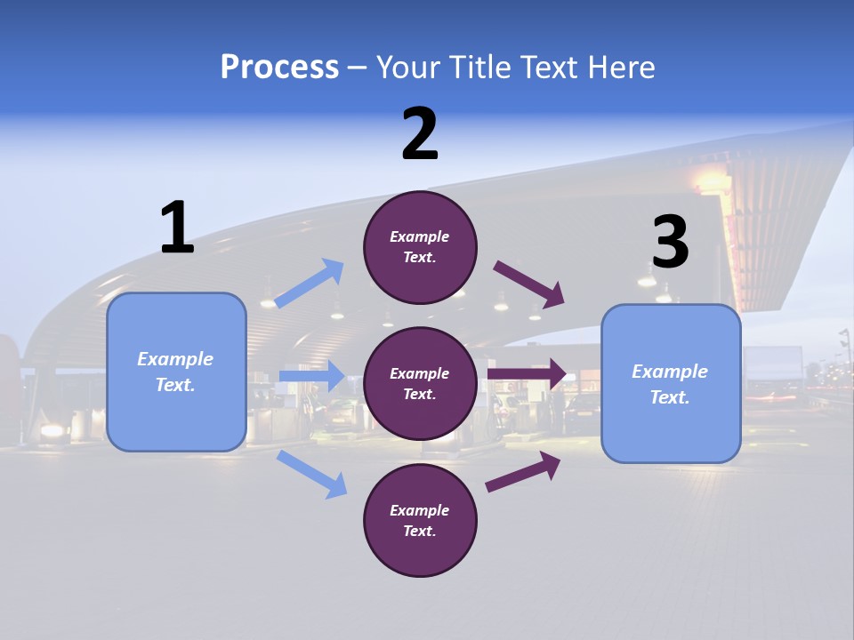 Energy Pump Night PowerPoint Template
