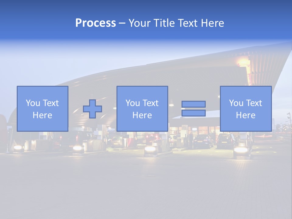 Energy Pump Night PowerPoint Template