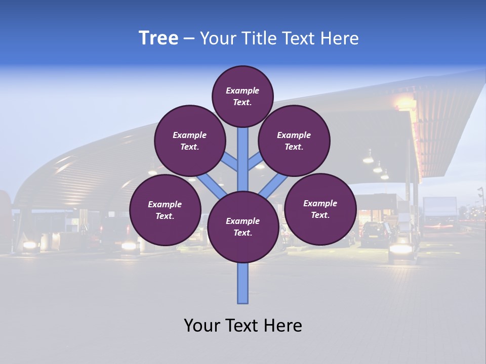 Energy Pump Night PowerPoint Template