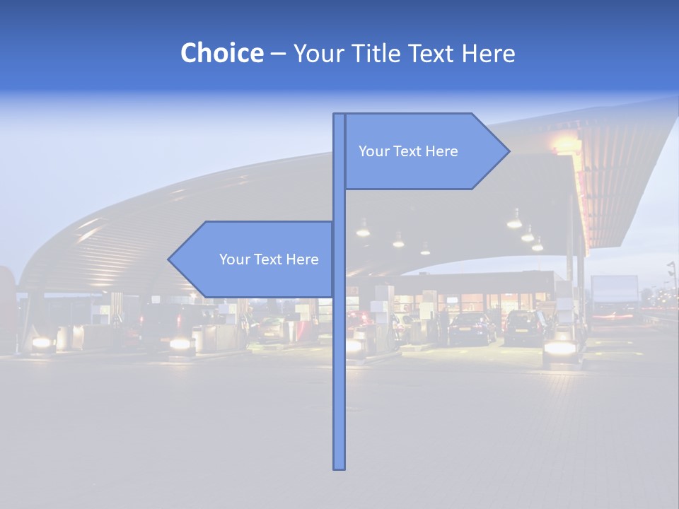 Energy Pump Night PowerPoint Template