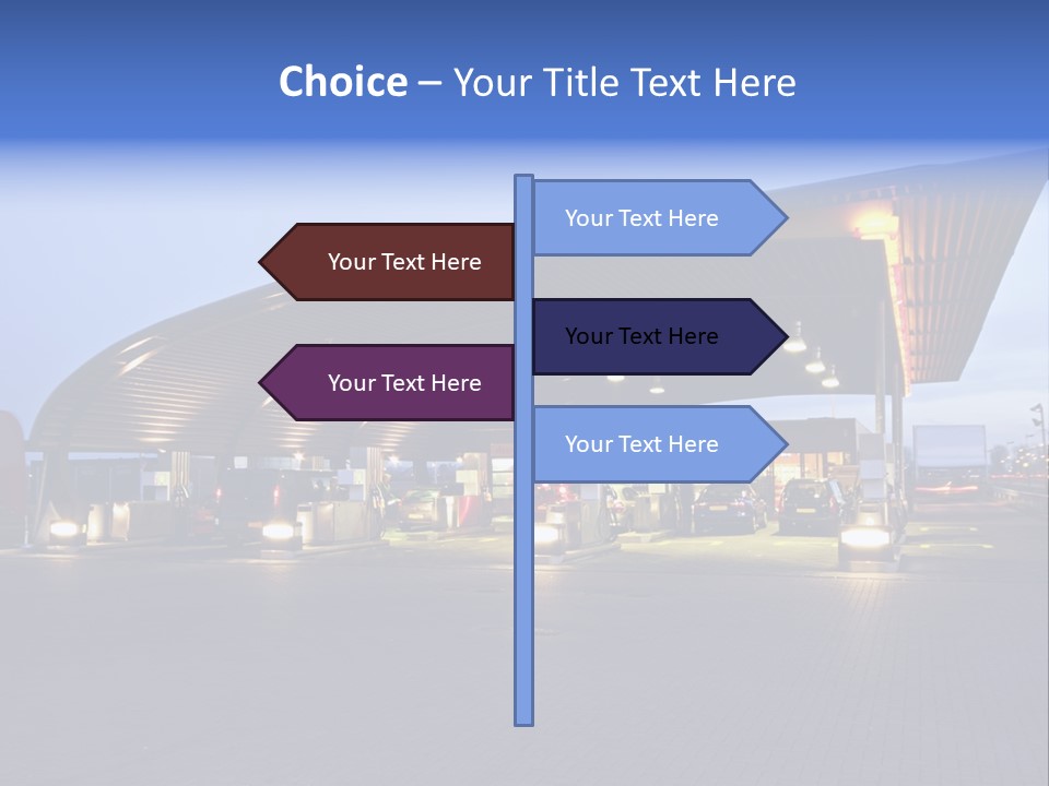 Energy Pump Night PowerPoint Template