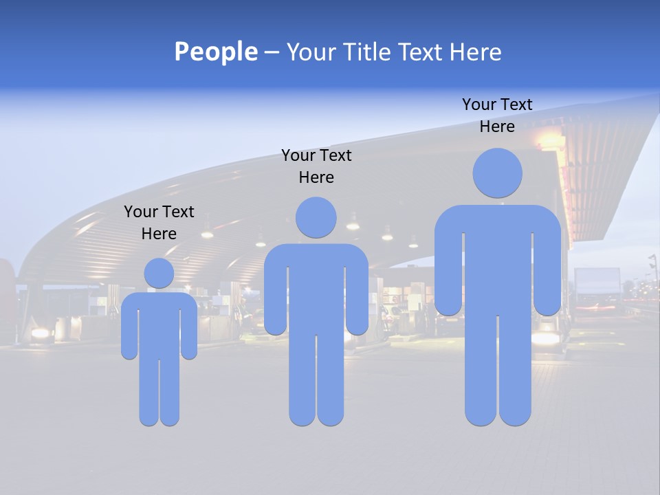 Energy Pump Night PowerPoint Template