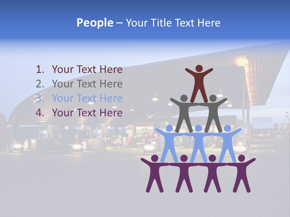 Energy Pump Night PowerPoint Template