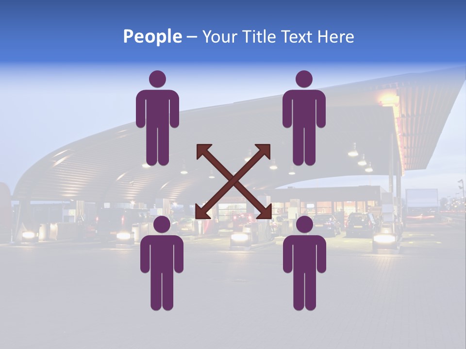 Energy Pump Night PowerPoint Template