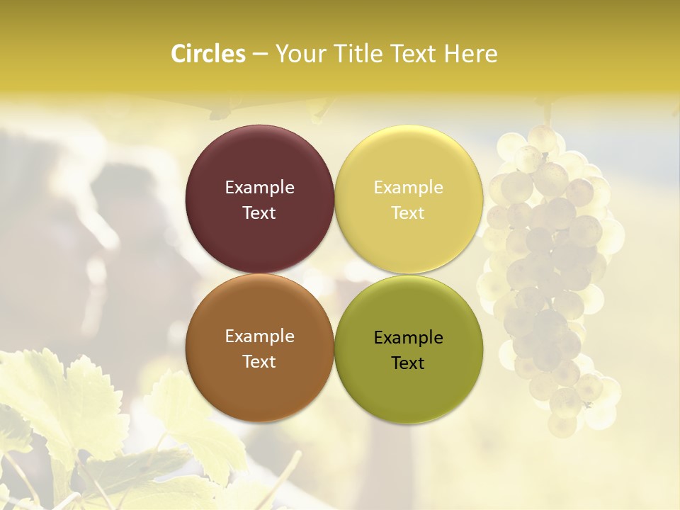 Two Male Savoring PowerPoint Template