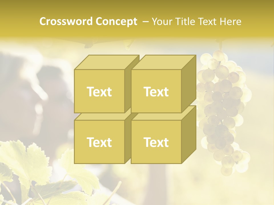 Two Male Savoring PowerPoint Template