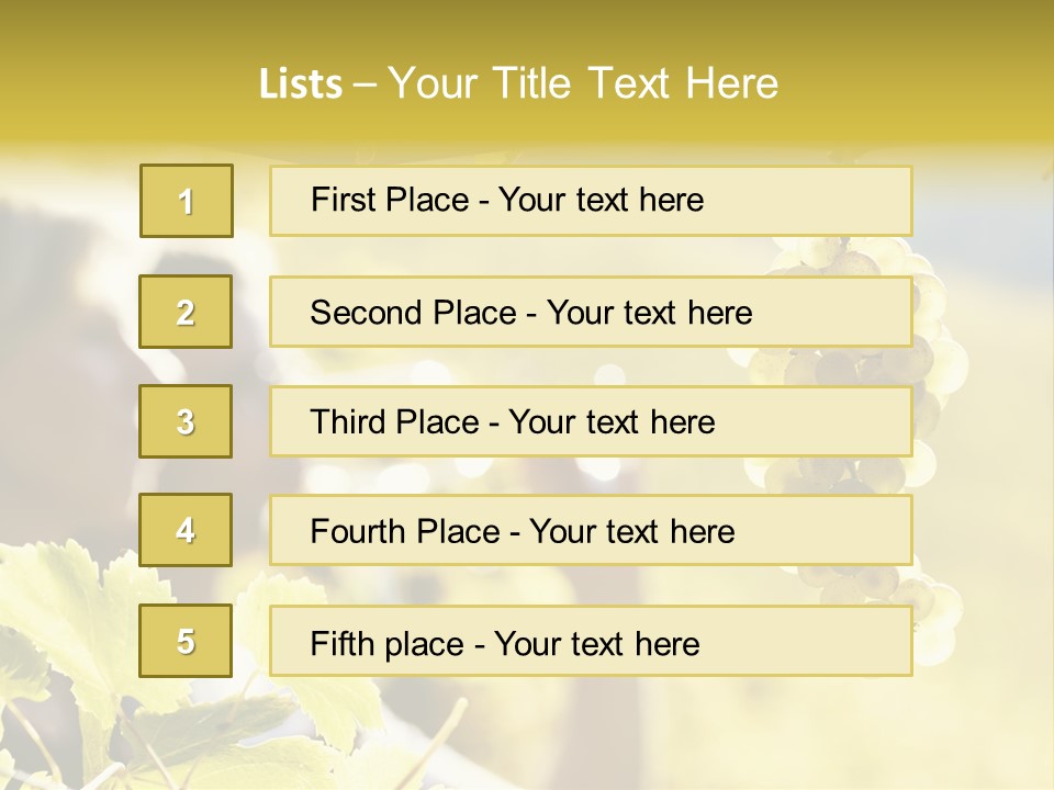 Two Male Savoring PowerPoint Template