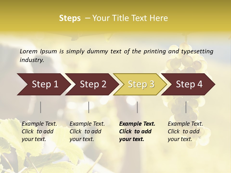 Two Male Savoring PowerPoint Template