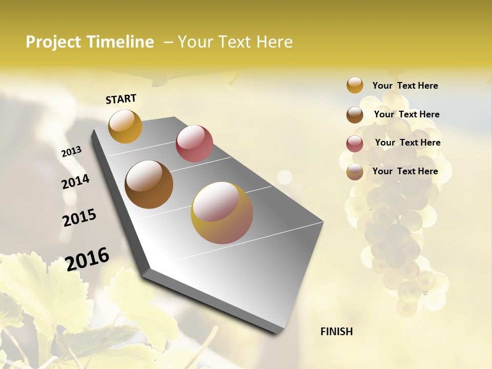 Two Male Savoring PowerPoint Template