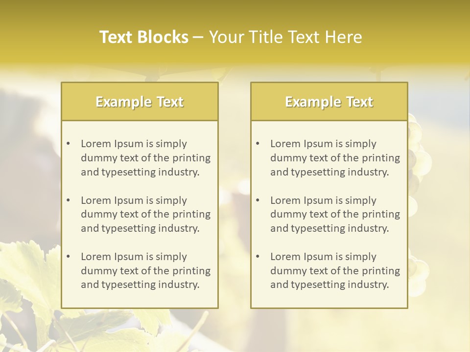 Two Male Savoring PowerPoint Template