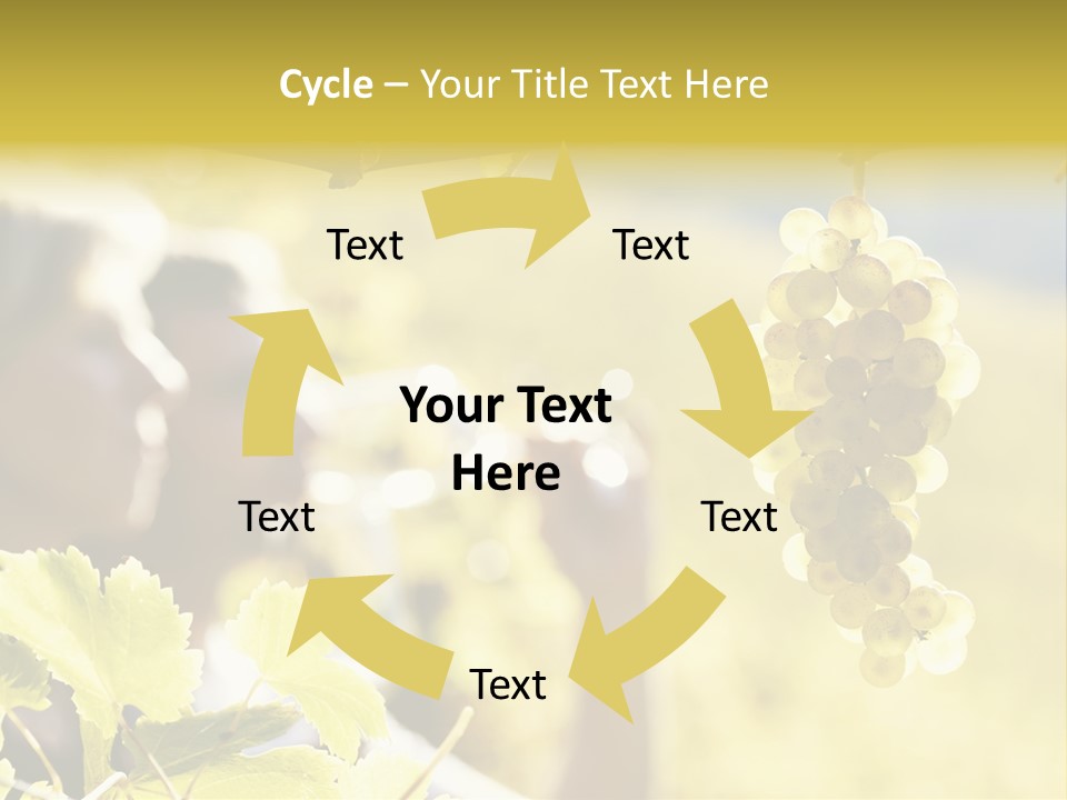 Two Male Savoring PowerPoint Template