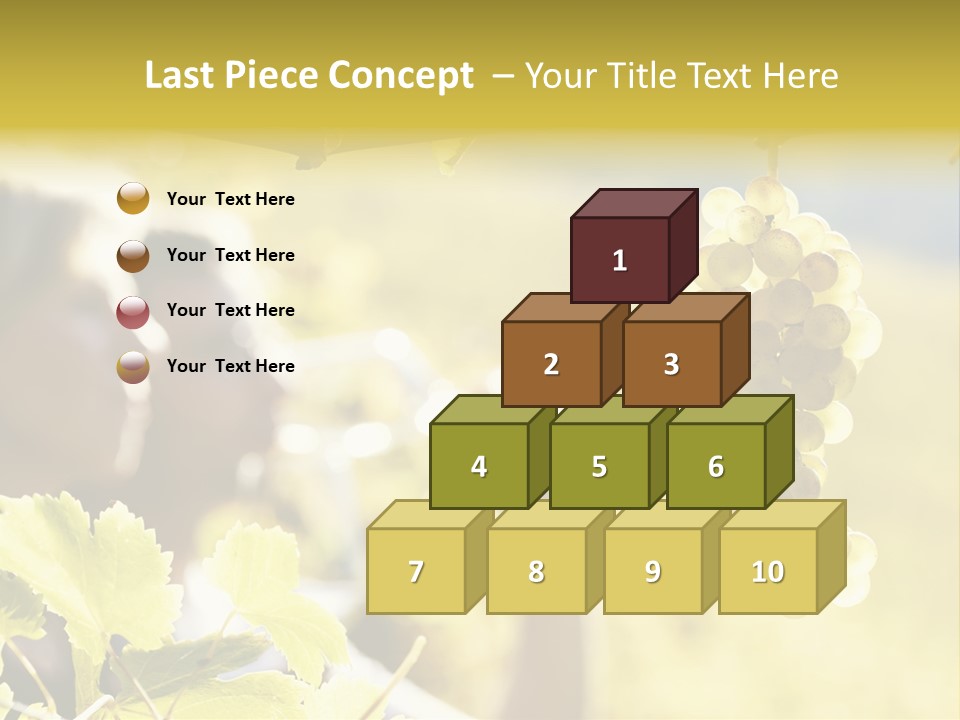 Two Male Savoring PowerPoint Template