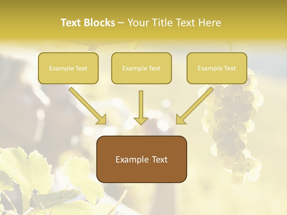 Two Male Savoring PowerPoint Template
