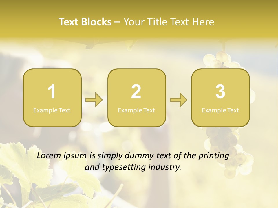 Two Male Savoring PowerPoint Template