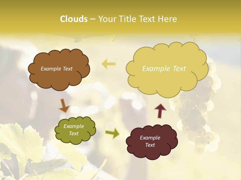 Two Male Savoring PowerPoint Template