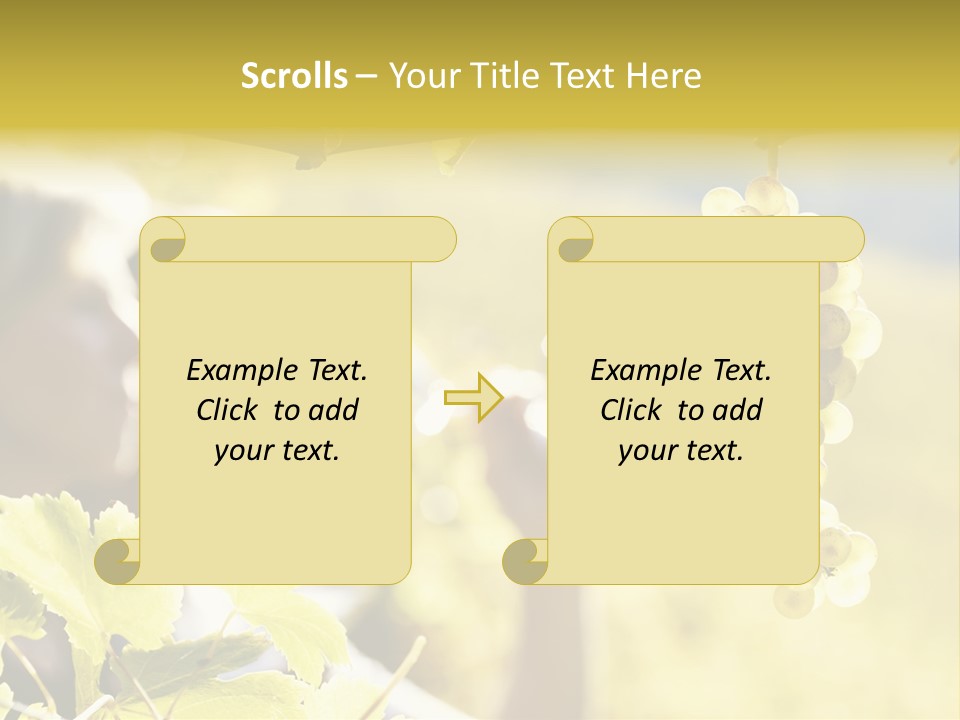 Two Male Savoring PowerPoint Template
