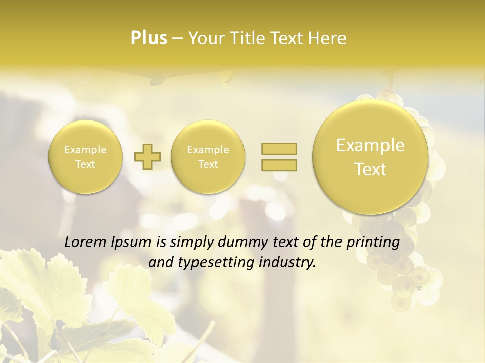 Two Male Savoring PowerPoint Template