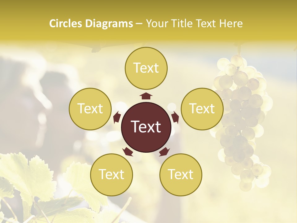 Two Male Savoring PowerPoint Template