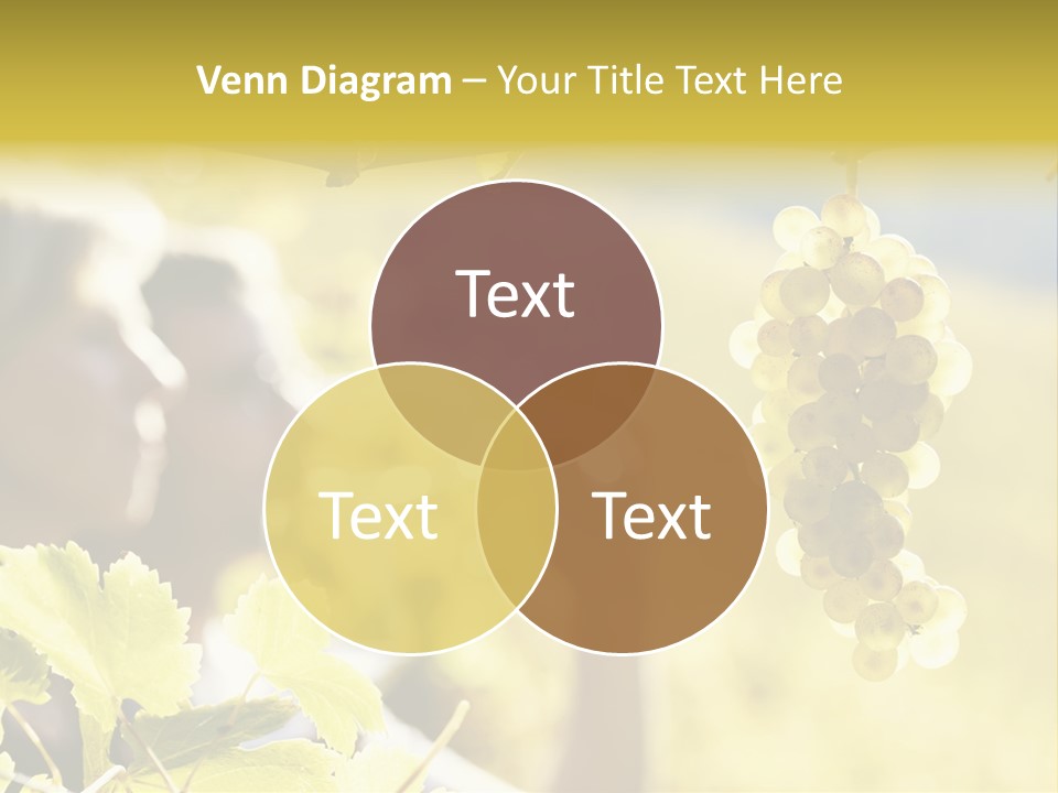 Two Male Savoring PowerPoint Template