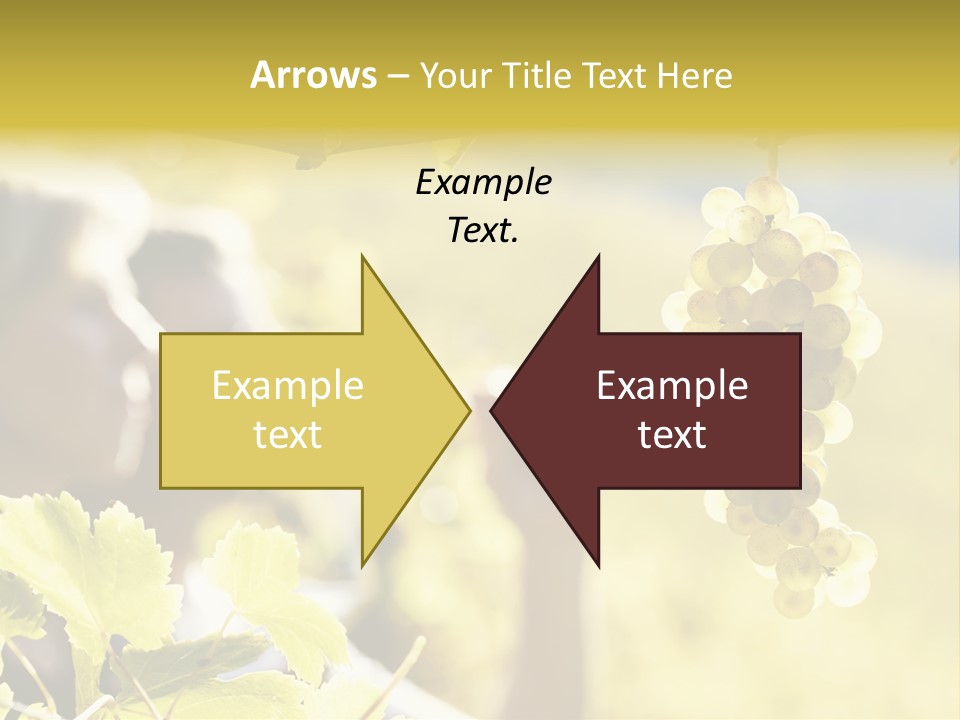 Two Male Savoring PowerPoint Template