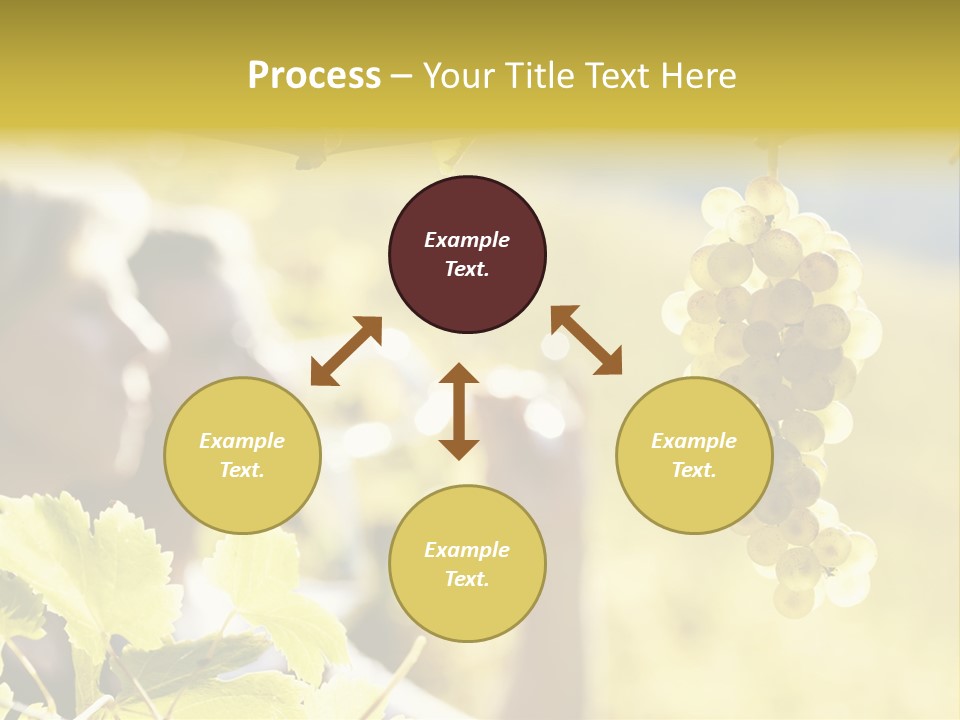 Two Male Savoring PowerPoint Template