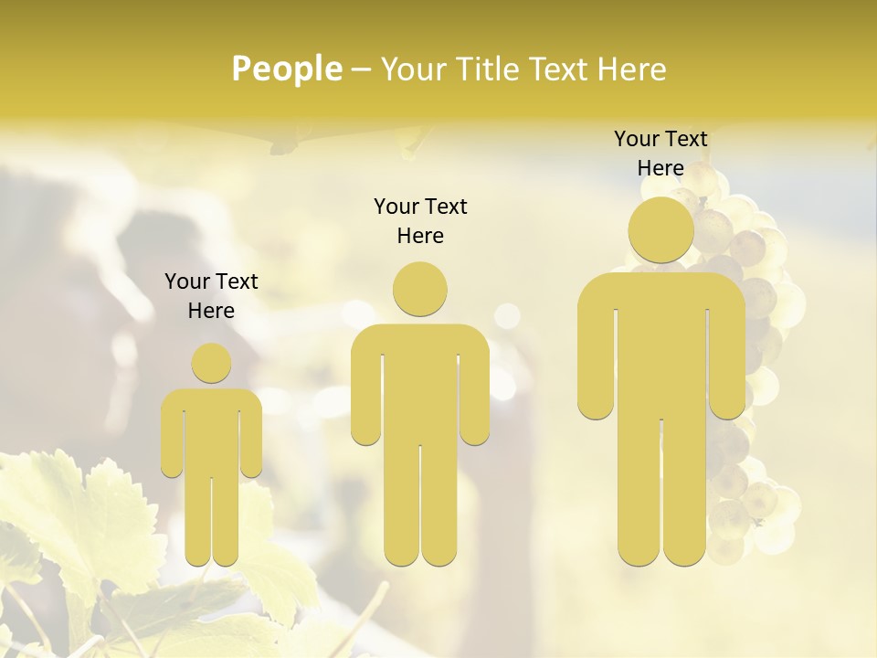 Two Male Savoring PowerPoint Template