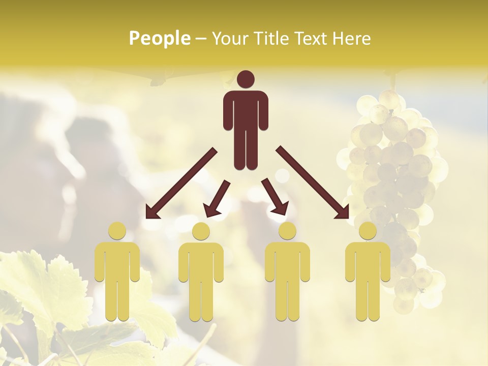 Two Male Savoring PowerPoint Template