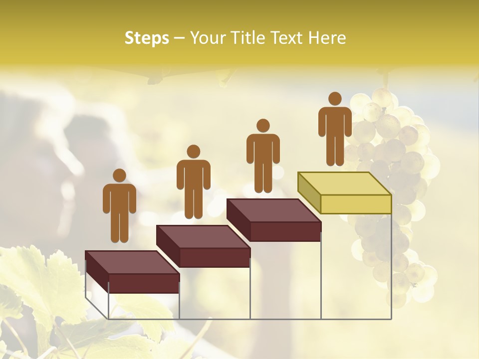 Two Male Savoring PowerPoint Template