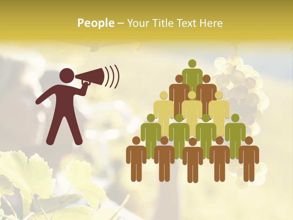 Two Male Savoring PowerPoint Template