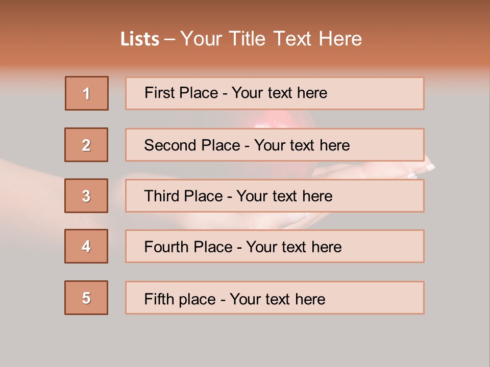 Fresh Vitamin Sin PowerPoint Template