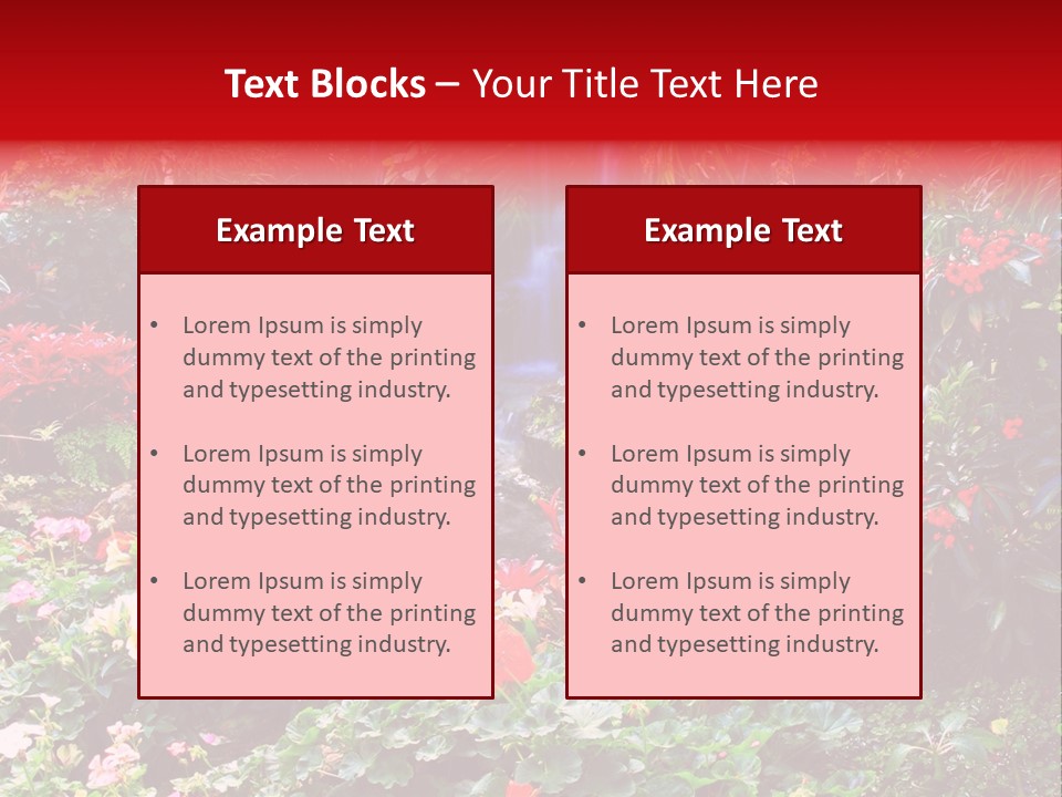 Orchid Nature Rock PowerPoint Template