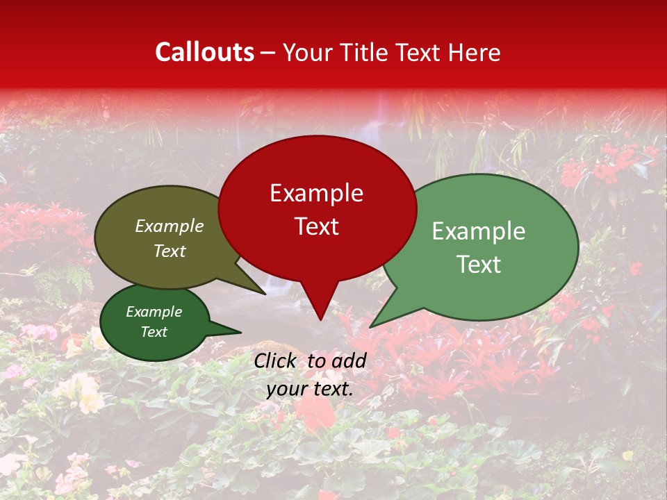 Orchid Nature Rock PowerPoint Template