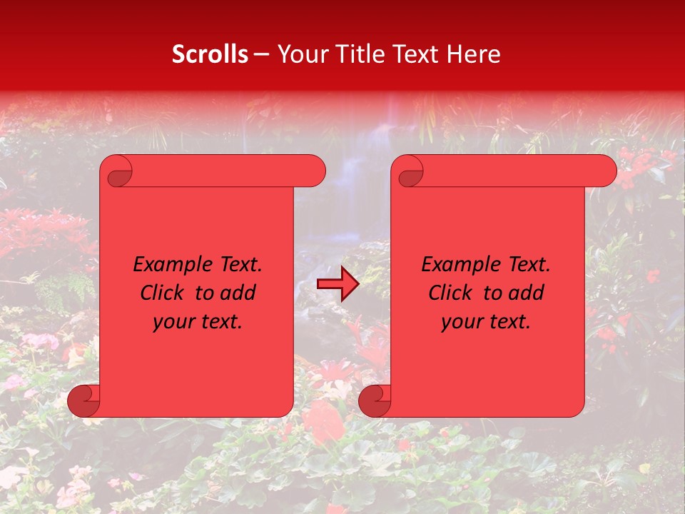 Orchid Nature Rock PowerPoint Template