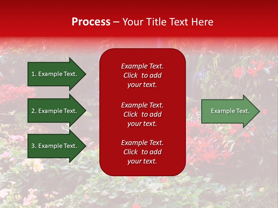 Orchid Nature Rock PowerPoint Template