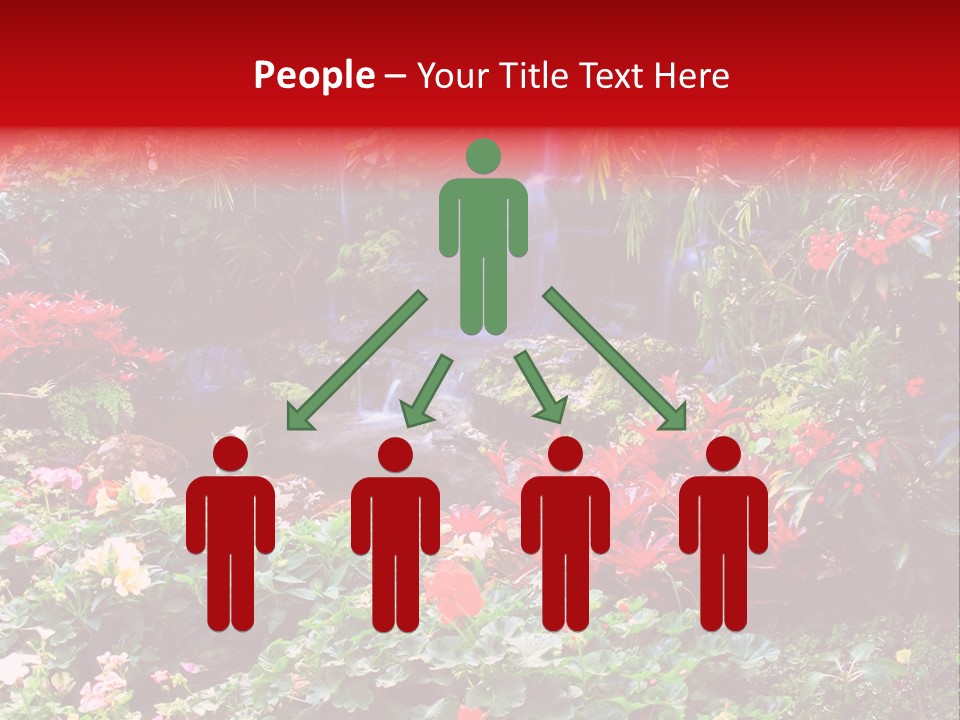 Orchid Nature Rock PowerPoint Template