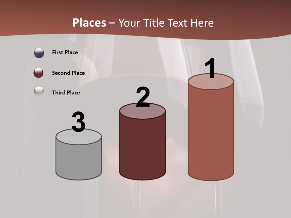 Wineglass Shiny Elegance PowerPoint Template